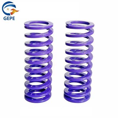 GEPE 55CrSi パープルコイル圧縮スプリング 高強度平面直角スプリング
